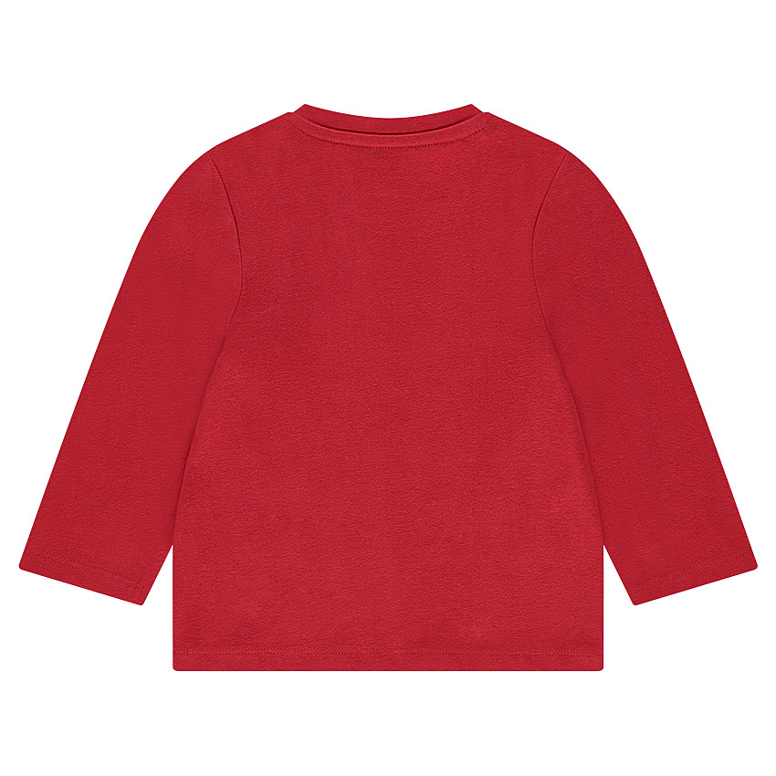 Tee-shirt manches longues en jersey avec motif fantaisie printé 