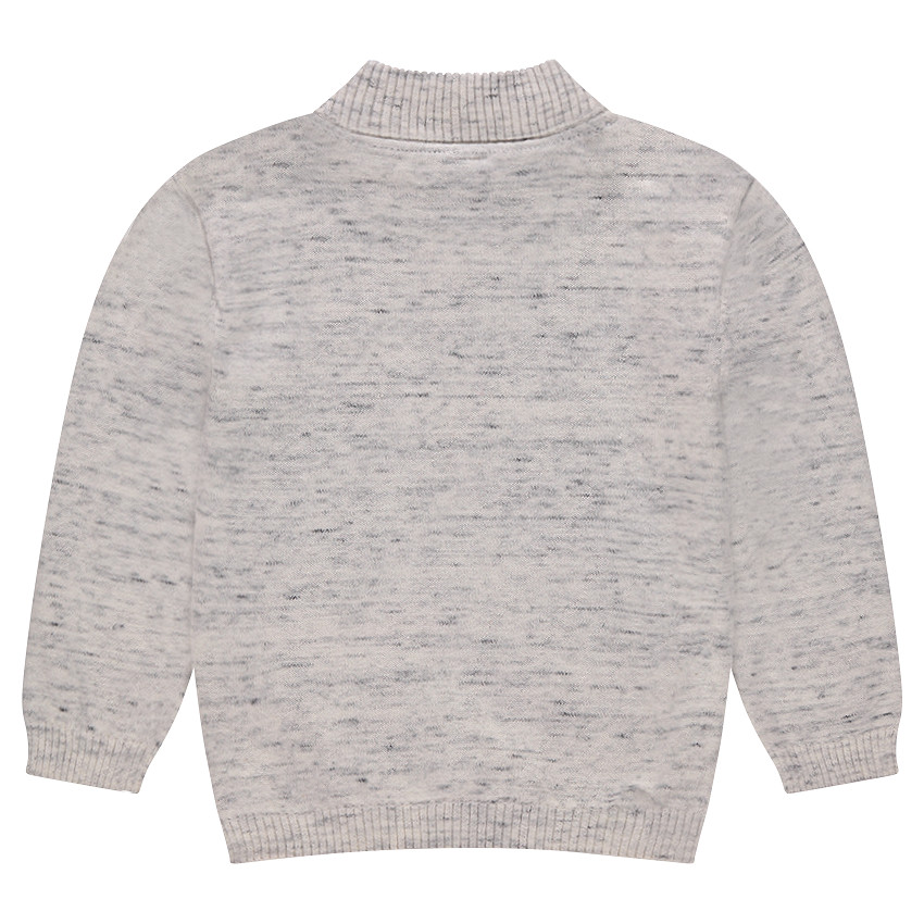 Gilet zippé en tricot twisté avec poches 