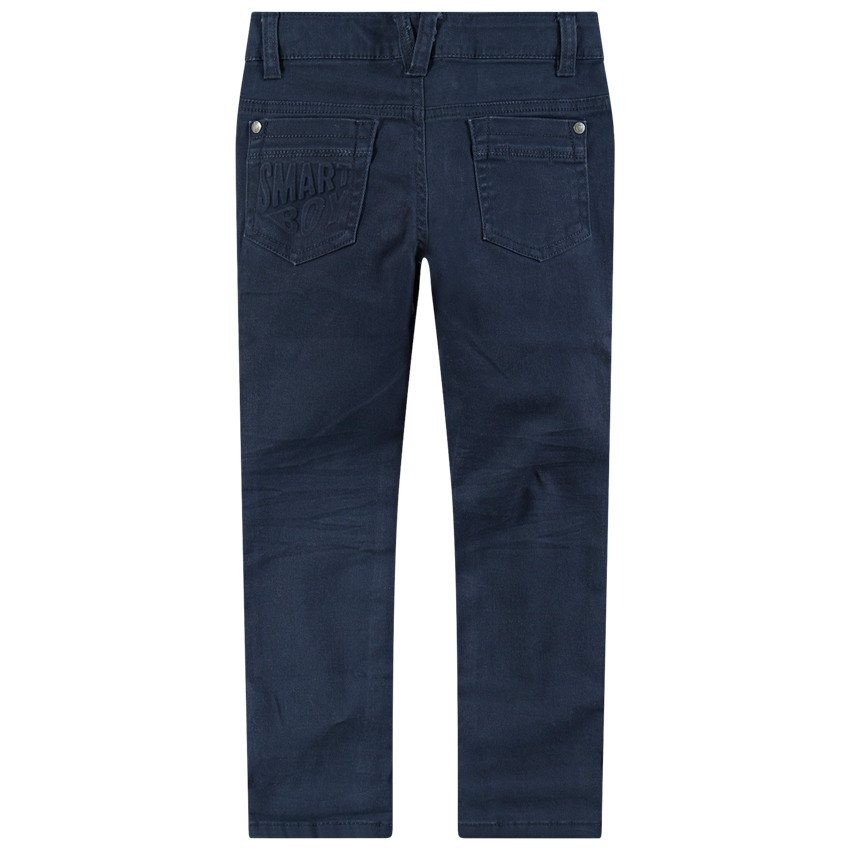 Pantalon en twill surteint avec poche fantaisie au dos 