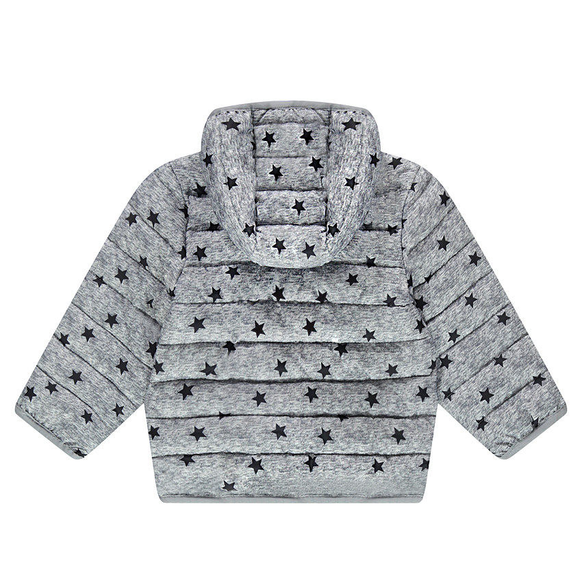 Doudoune light* imperméable à capuche avec sac de rangement imprimé 