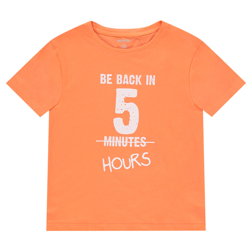 Junior - Tee-shirt manches courtes en jersey avec motif fantaisie printé 