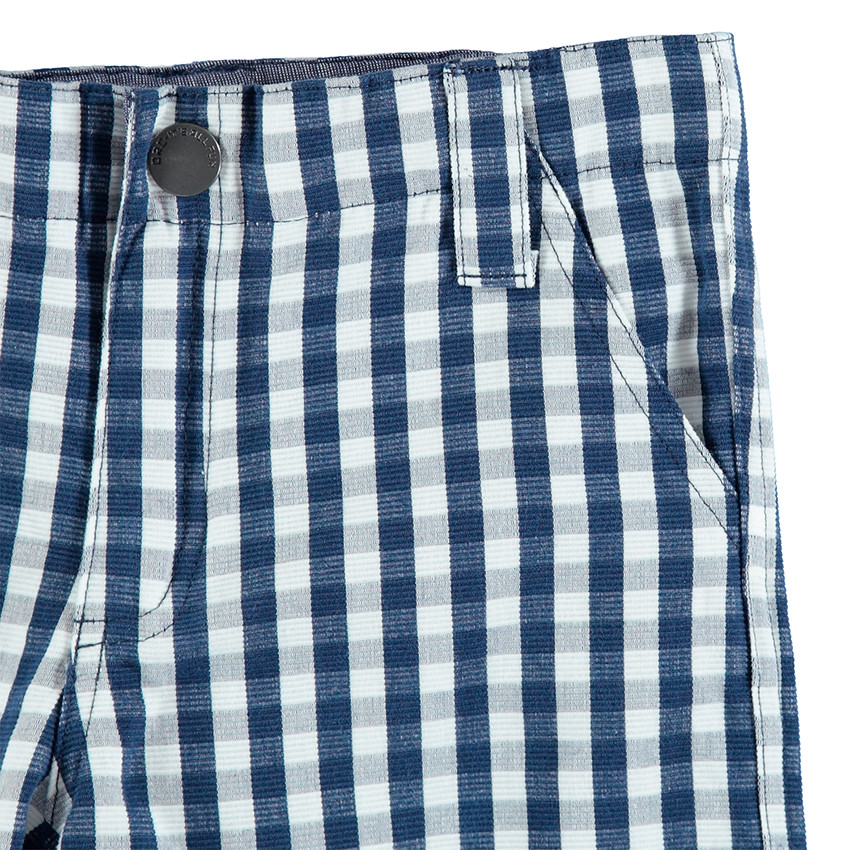 Bermuda en coton à carreaux vichy all-over 