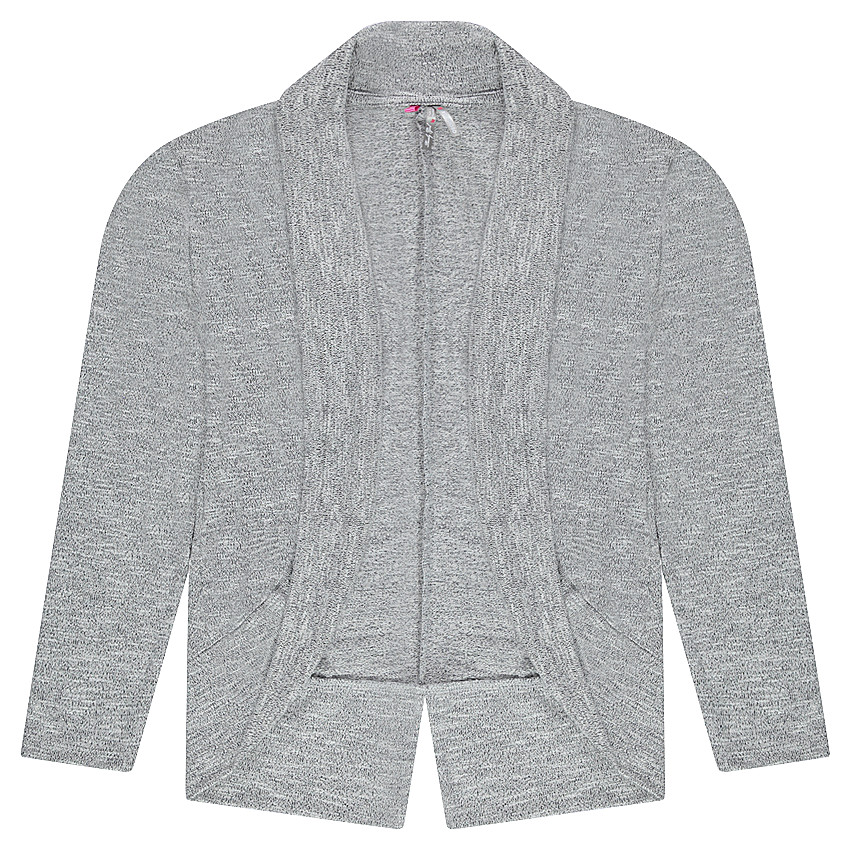 Gilet en maille twistée sans boutonnage 