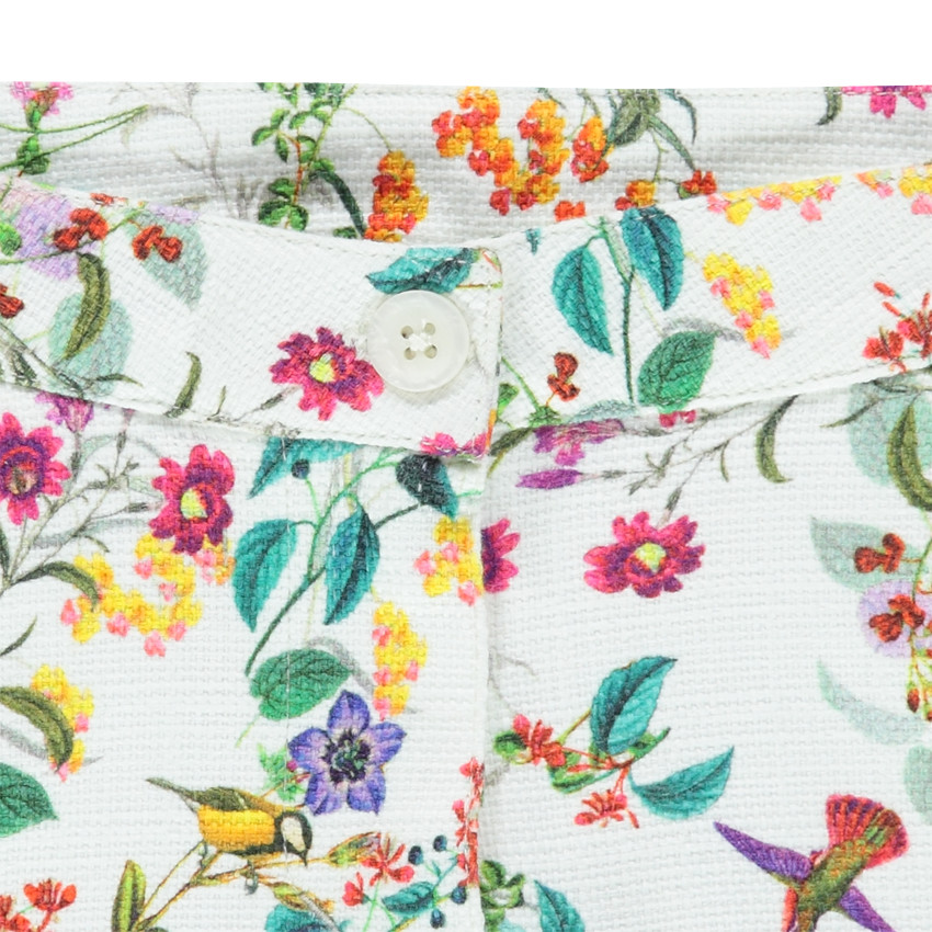 Short imprimé fleuri 