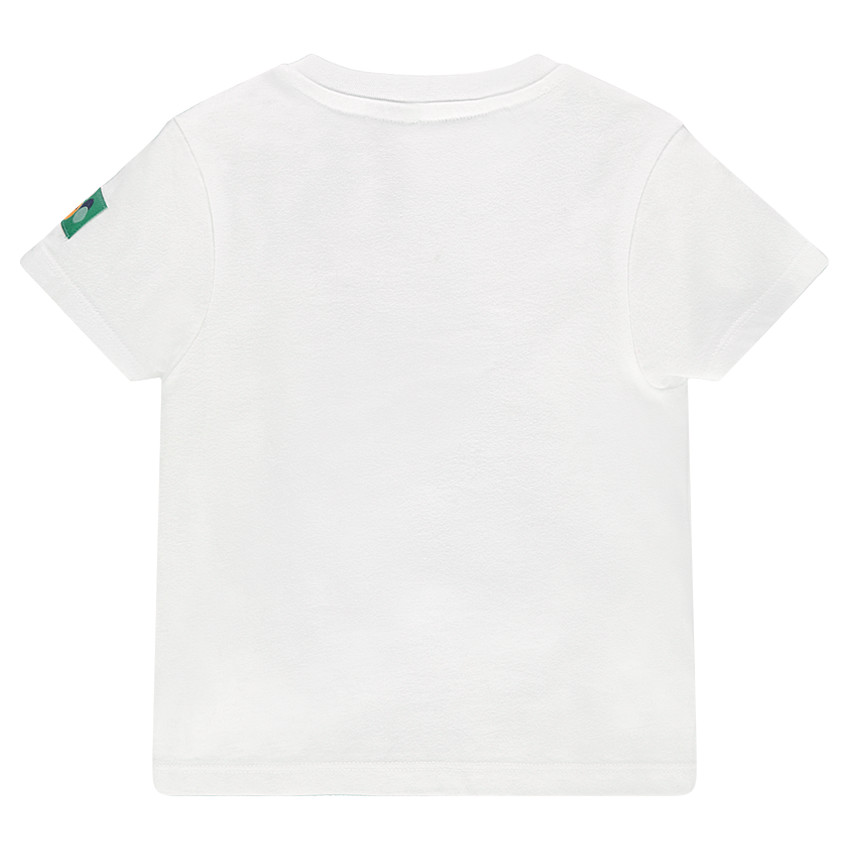 Tee-shirt manches courtes avec print poisson effet used  