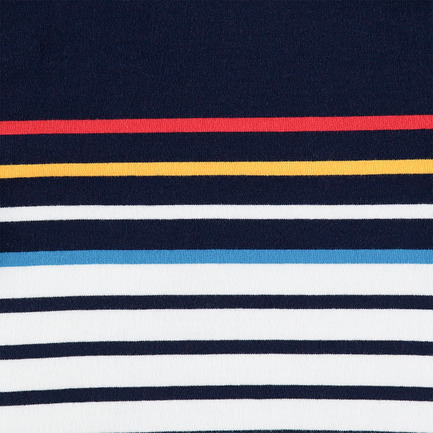 Marinière en jersey à rayures colorées 