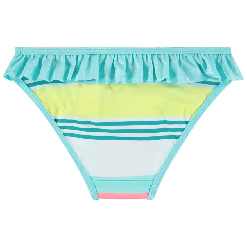 Maillot de bain volanté 2 pièces print ananas  
