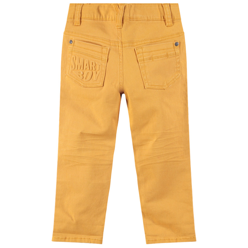 Pantalon en twill surteint avec poche fantaisie au dos 