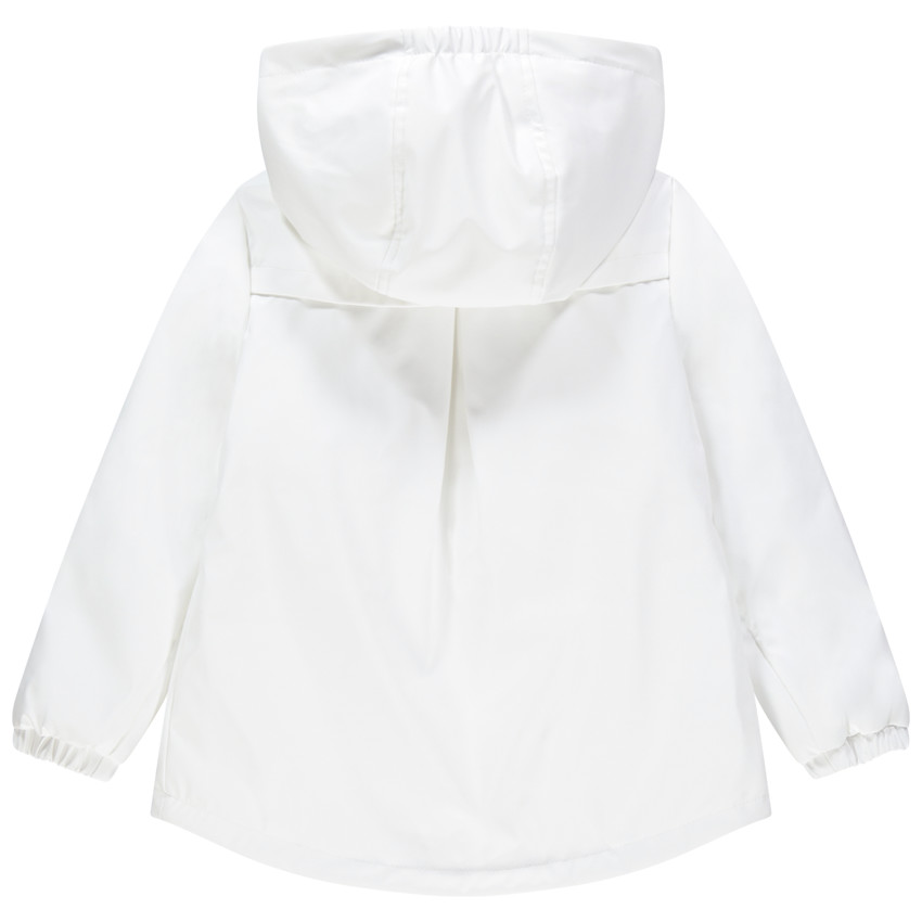 Parka à capuche doublée sherpa à motifs floraux 