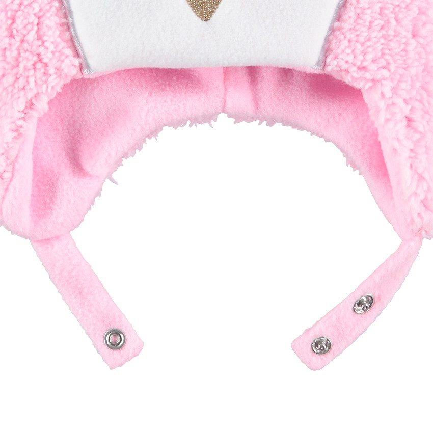Ensemble bonnet et moufles en sherpa doublés de micropolaire 