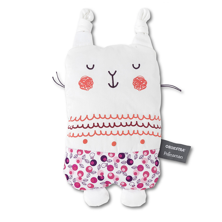 Peluche en coton forme lapin 