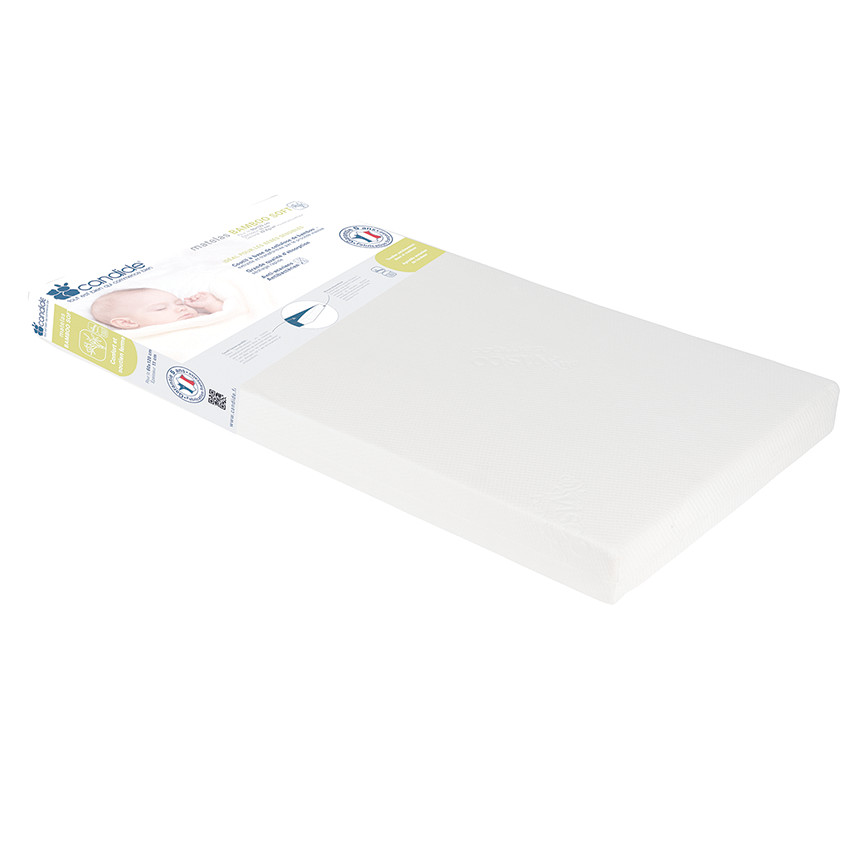 Matelas Bamboo Soft 60 x 120 x 11 cm - Blanc 