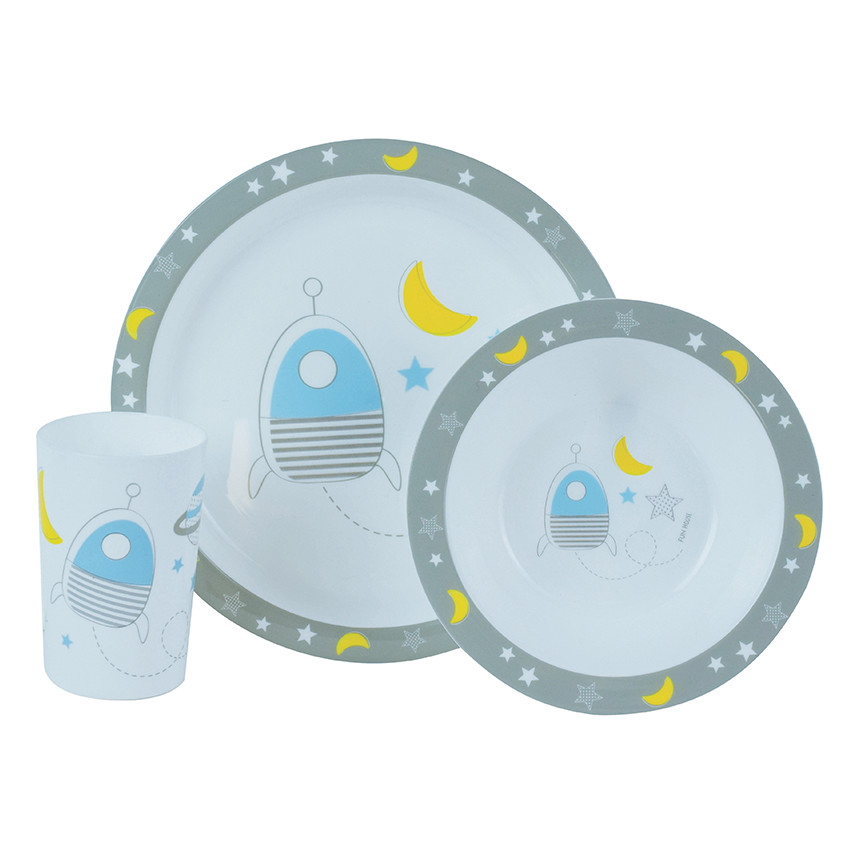 Set repas Espace - 3 pièces 