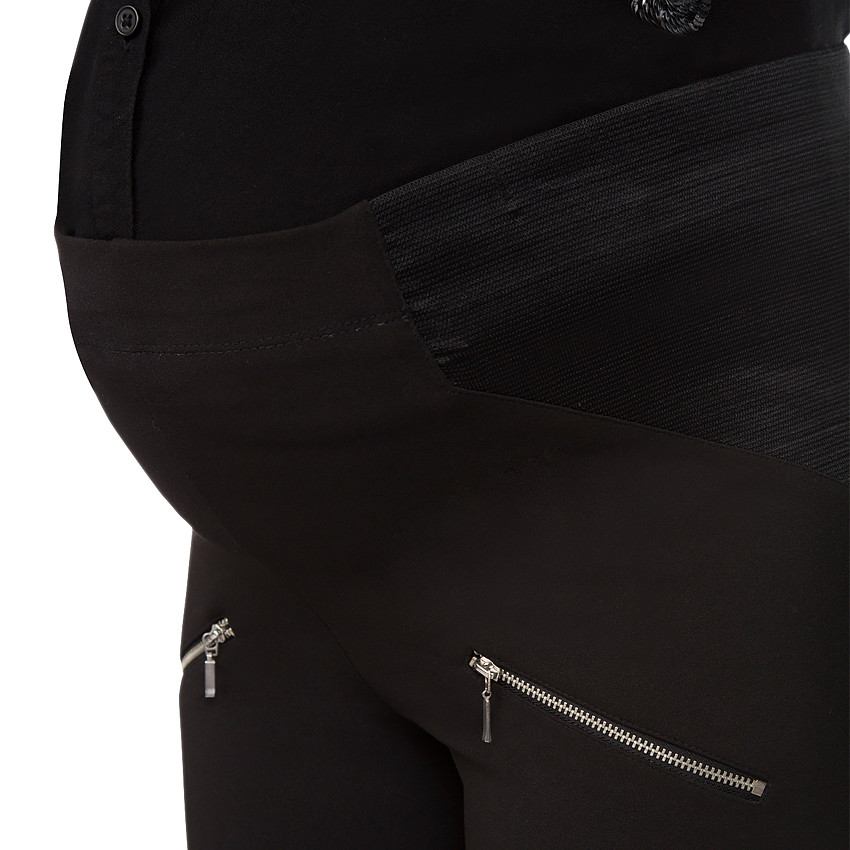 Jegging de grossesse à zips et élastiques 