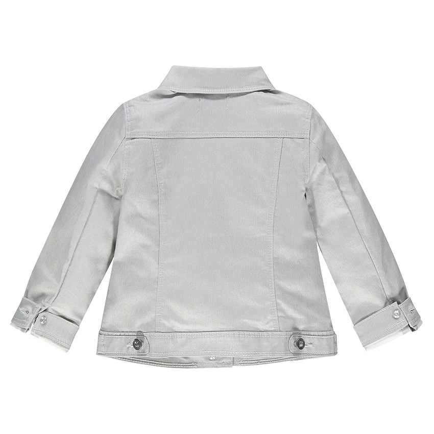 Veste en twill enduit  