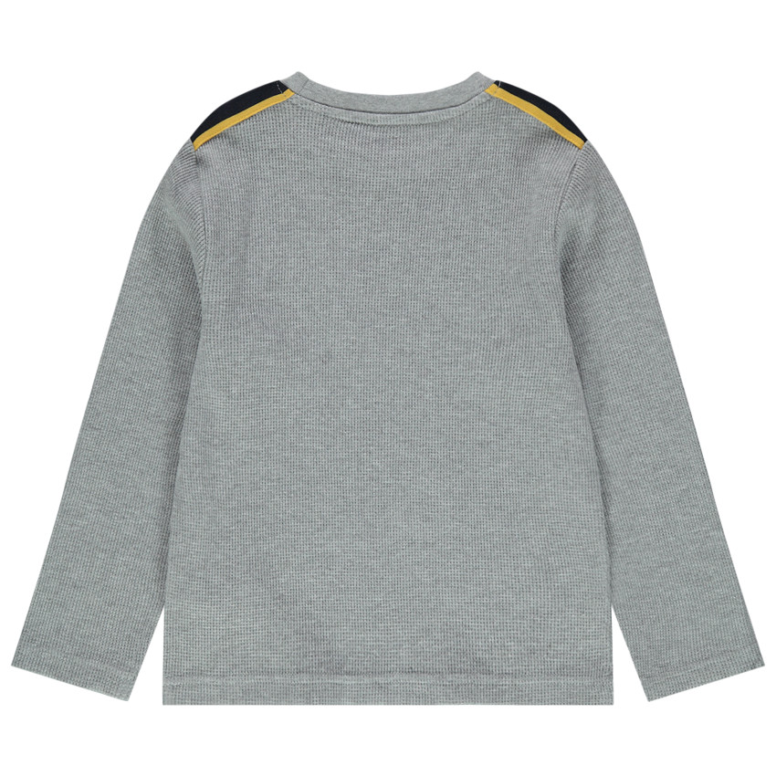 T-shirt manches longues à message printé 