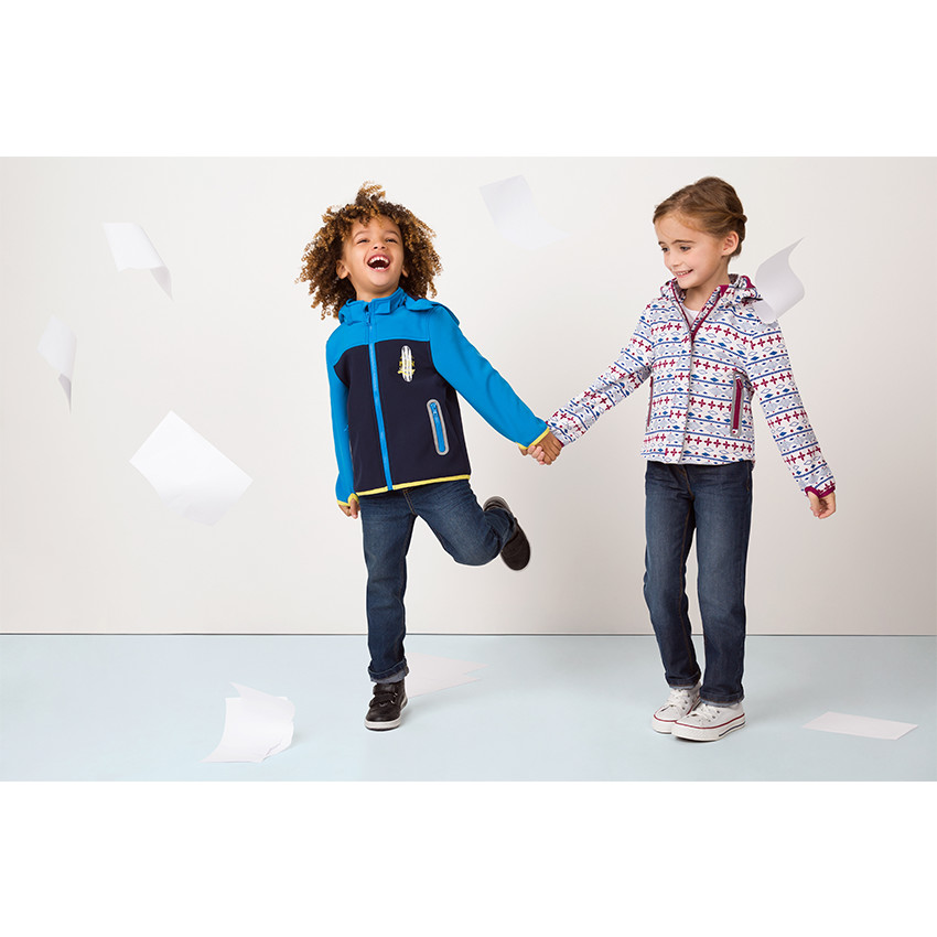 Junior - Jeans coupe droite effet délavé 