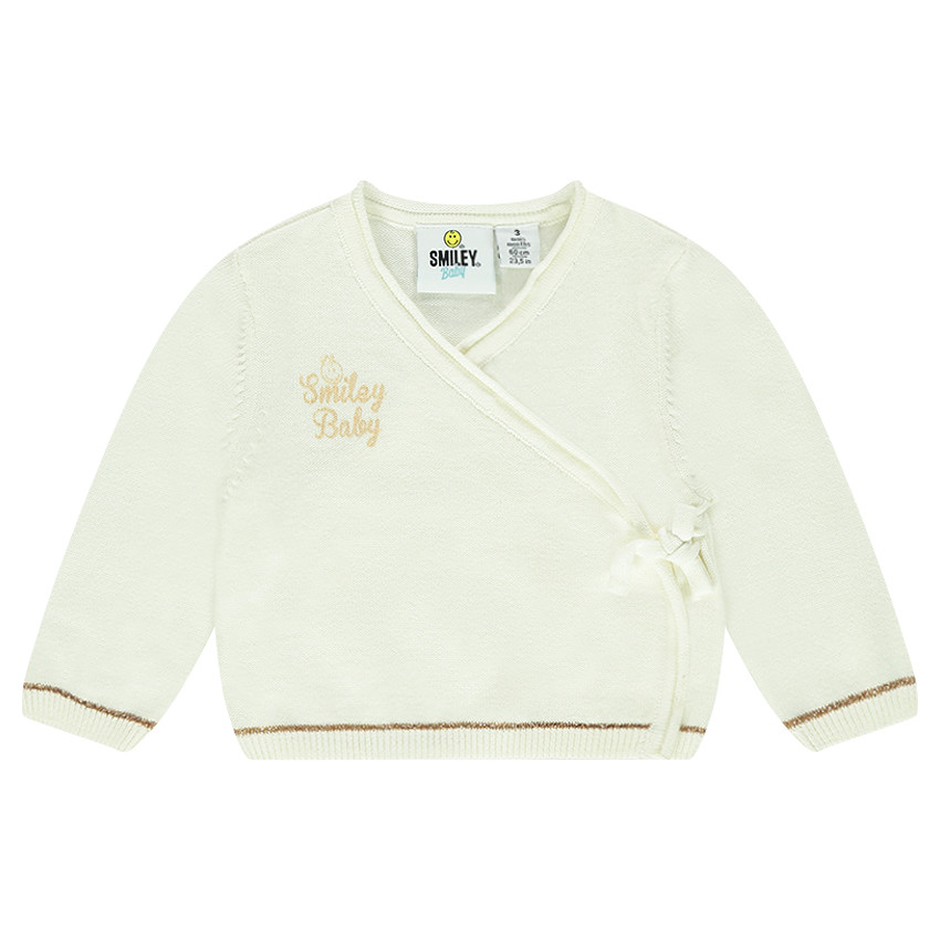 Brassière en tricot avec print Smiley Baby 