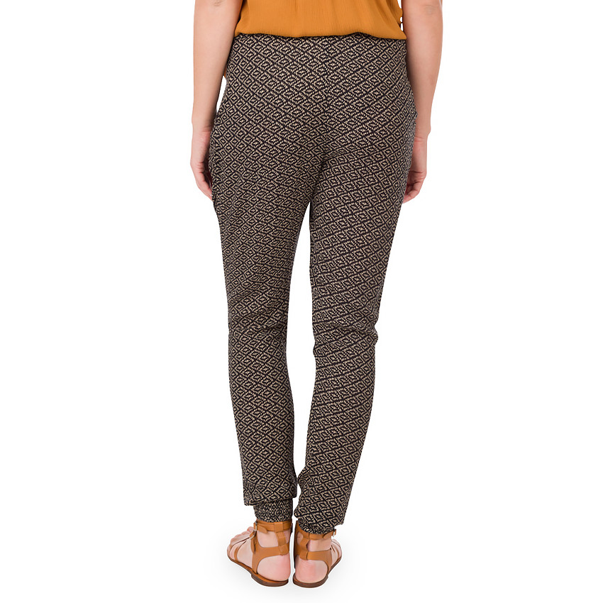 Pantalon de grossesse à motif ethnique all-over 