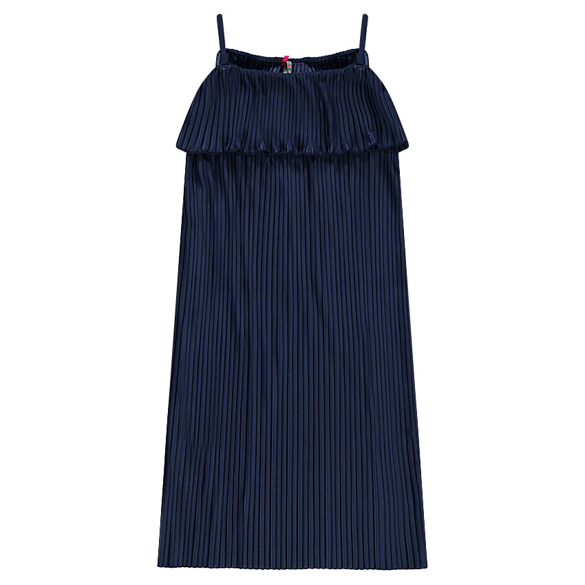 Junior - Robe longue plissée à volant 