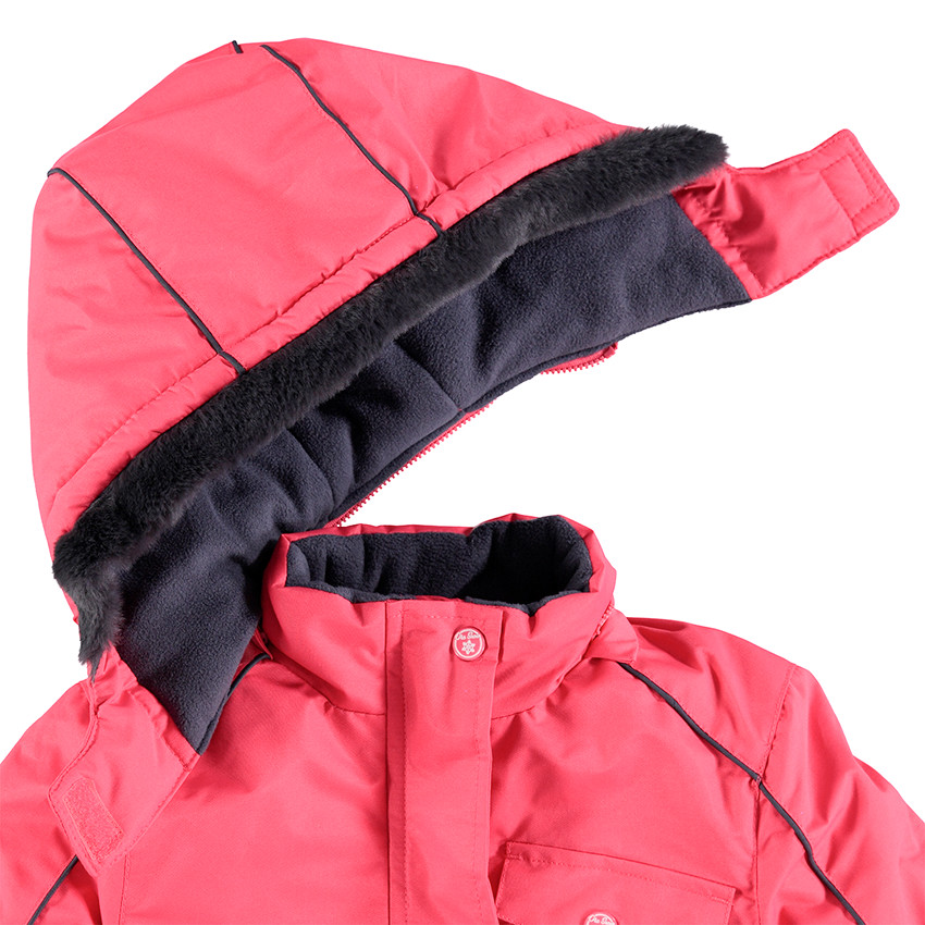Combinaison de ski imperméable bicolore doublée micropolaire 