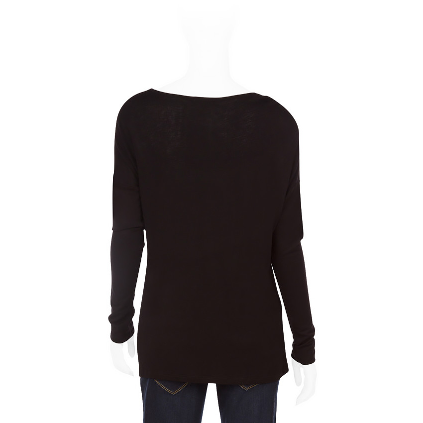 Tee-shirt manches longues de grossesse avec message printé 