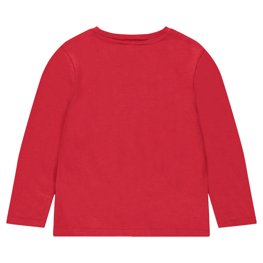 Tee-shirt manches longues en jersey avec print fantaisie 