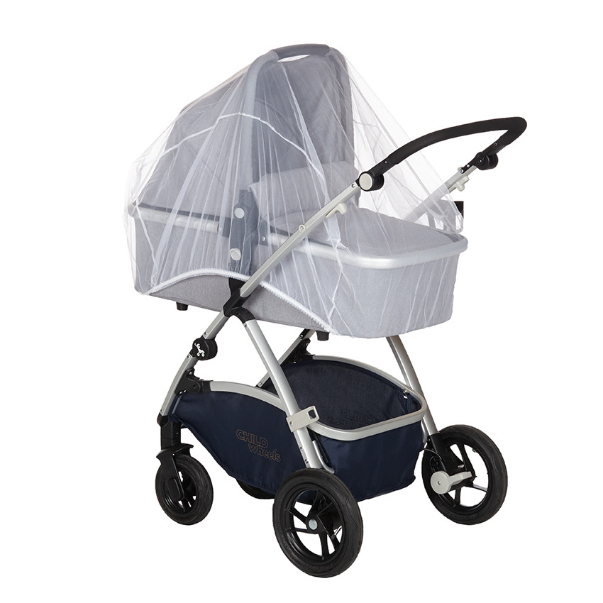 Moustiquaire universelle pour landau - Blanc 