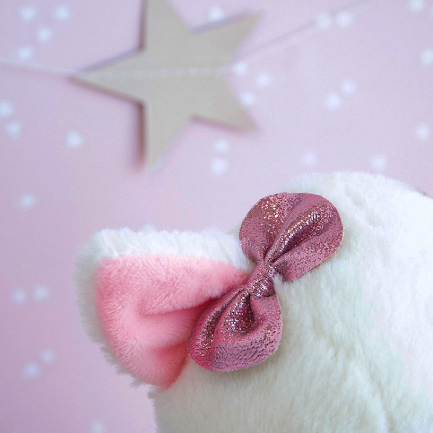 Peluche Misty le chat 25cm - Rose 
