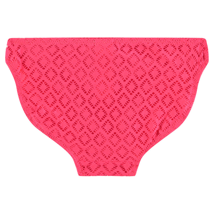 Maillot de bain 2 pièces en maille ajourée doublée 