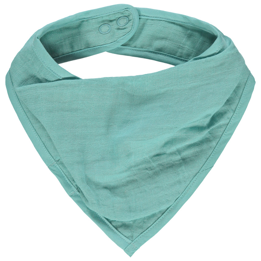 Bavoir forme bandana en coton 