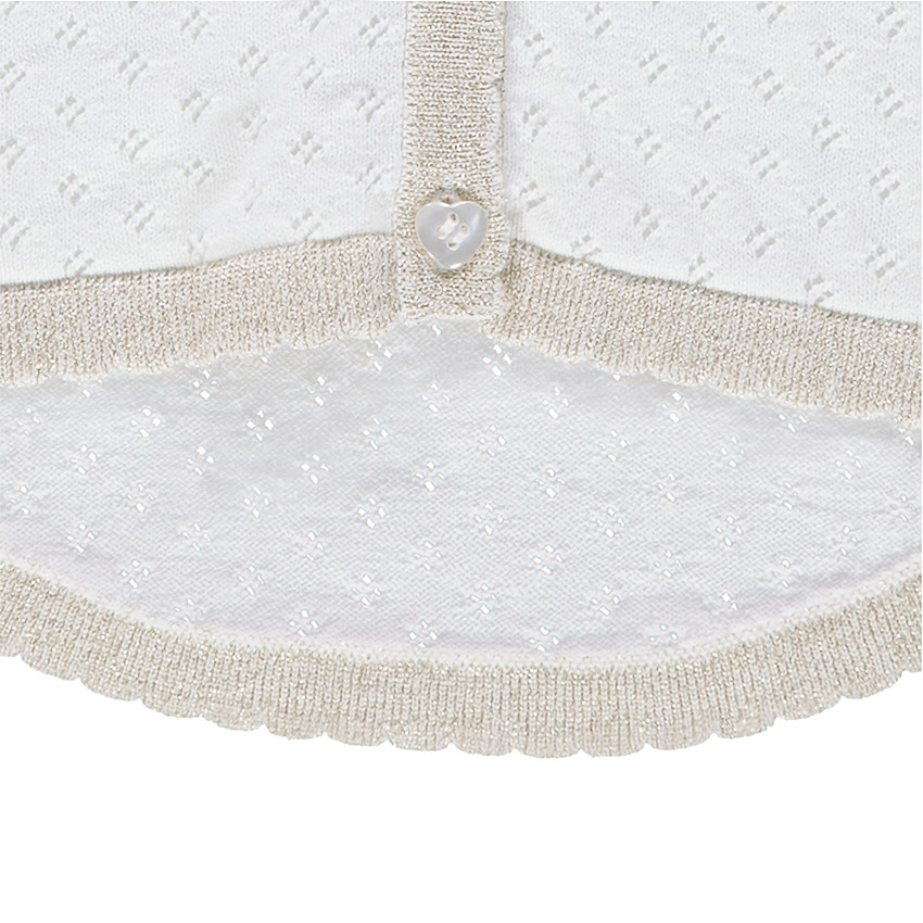 Gilet en maille ajourée  