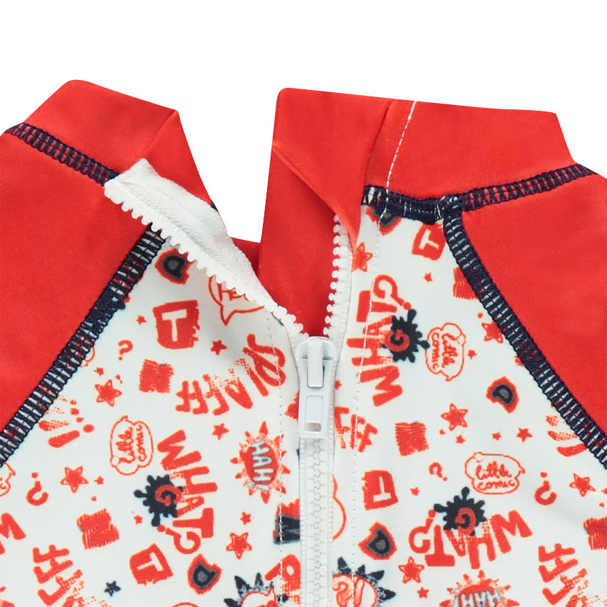 Combinaison anti-UV avec motif fantaisie all-over 