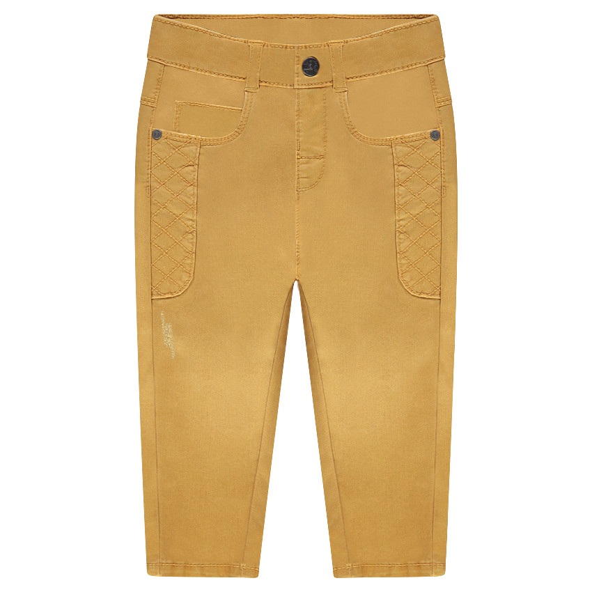 Pantalon surteint avec découpes à croisillons 