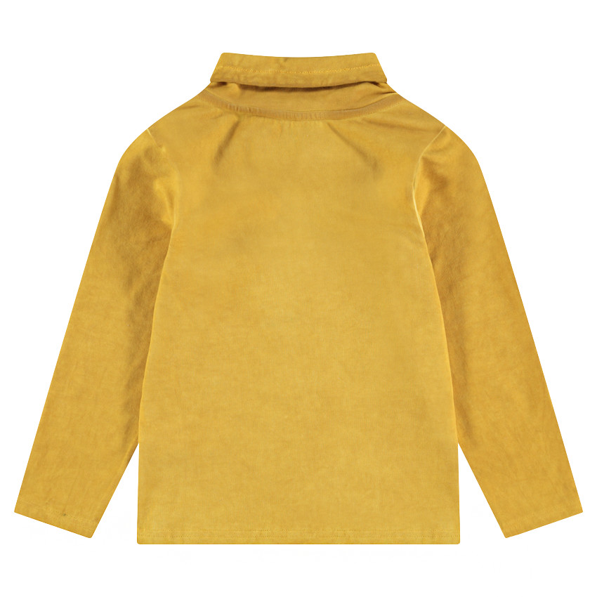 Sous-pull en jersey surteint avec col montant avec texte printé 