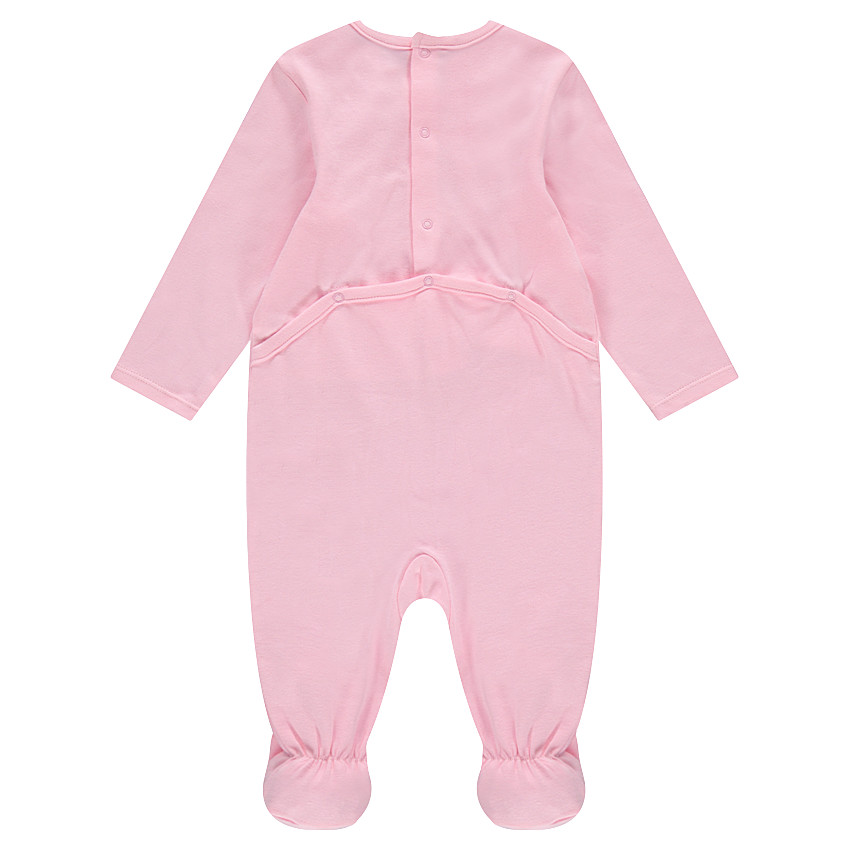 Lot de 2 dors-bien en jersey uni avec print chouette / rayé all-over 