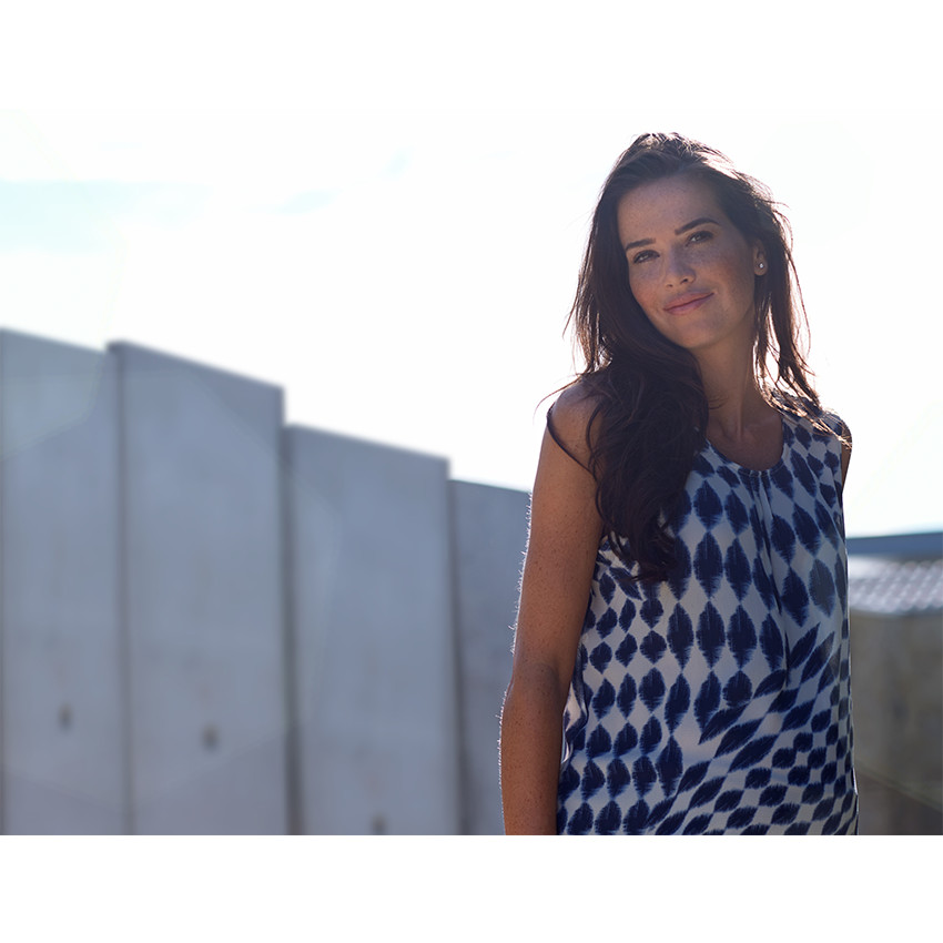 Top de grossesse imprimé all-over 