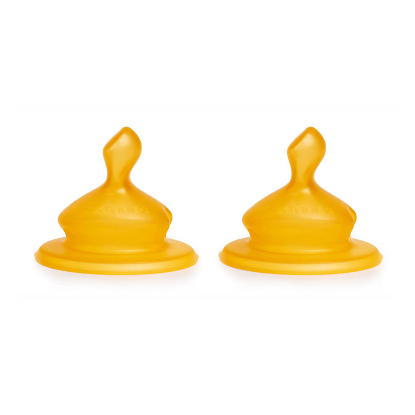 Lot de 2 tétines en latex S2 débit rapide 
