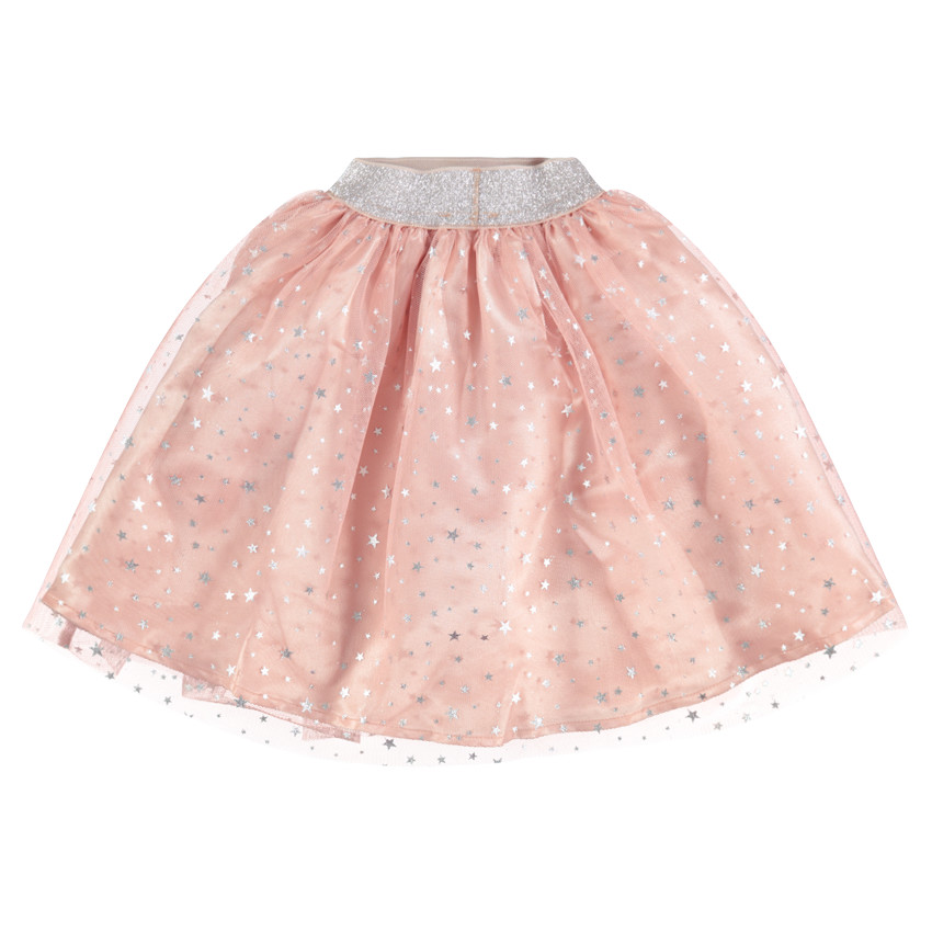 Jupe esprit tutu avec volant en tulle imprimé étoiles 
