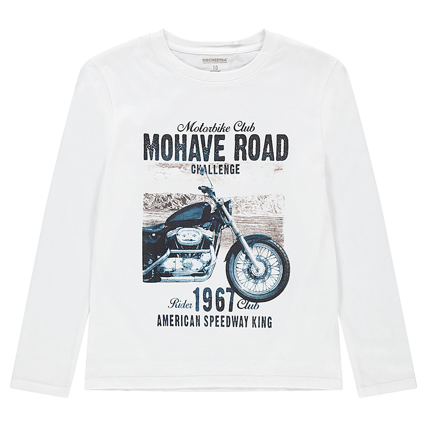 Junior - Tee-shirt manches longues en jersey avec motif fantaisie 