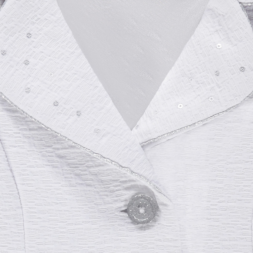 Blazer en jacquard avec doublure satinée 