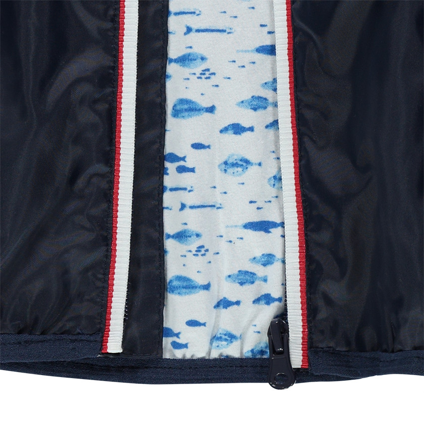 Coupe-vent doublé jersey avec poches à scratch 