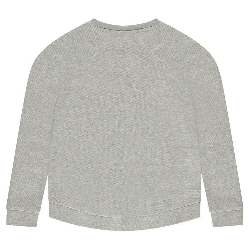 Junior - Sweat en molleton brillant léger avec fleurs brodées 