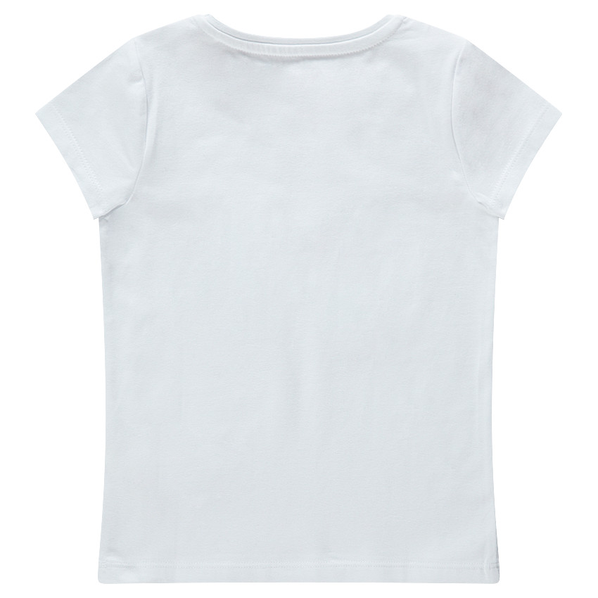 Tee-shirt manches courtes avec motif printé et détails en relief 