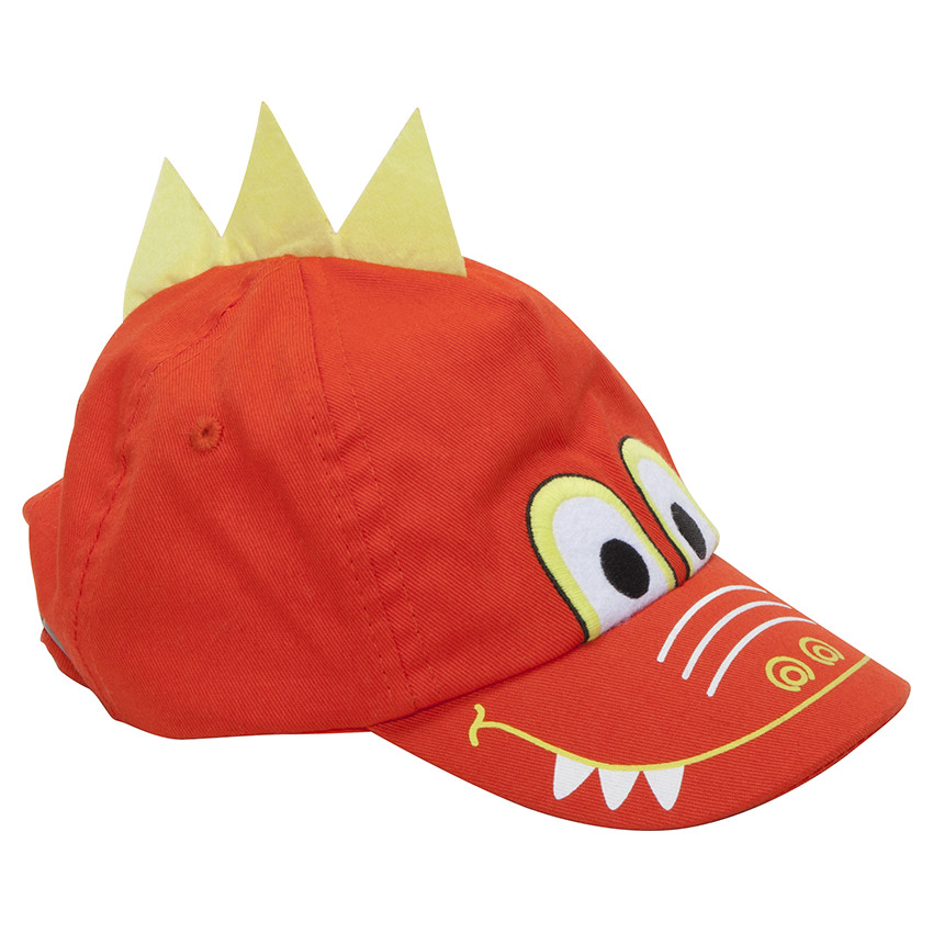 Casquette en twill dinosaure avec crête en relief  