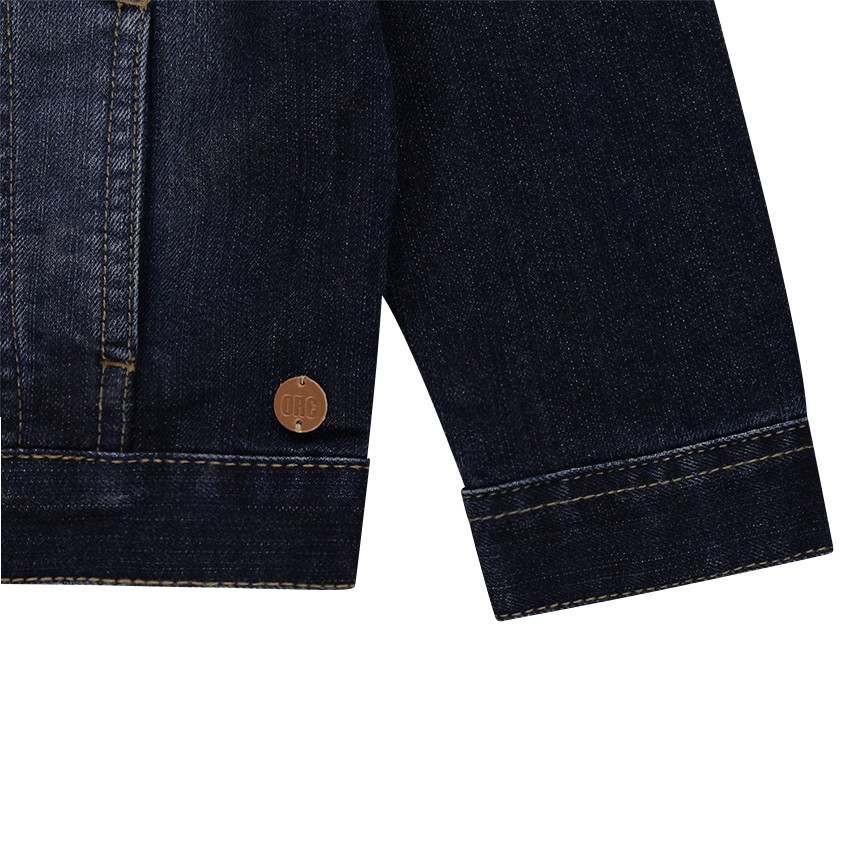 Veste en jeans effet used 