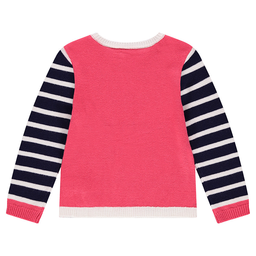 Gilet en tricot avec pois en sequins magiques 